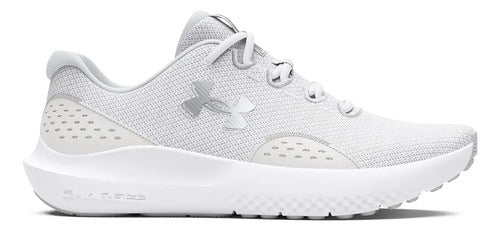Tenis Under Armour Charged Surge 4 Dama Running Deportivos Blanco Lisa 26.5 Mx
