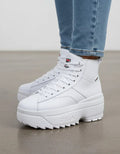 Tenis Fila Zora Dama 5cm02177125 Estilo Fashion Streetwear Blanco Lisa 25.5 Mx