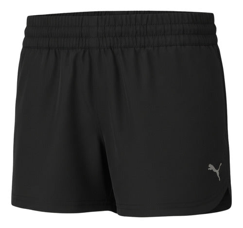 Short Puma Performance Woven 3 Dama 52031201 Básico Negro Lisa Xl