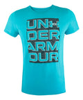 Playera Under Armour Mfo Classic Crew Graphic Q4 1357414417 Azul Lisa Xs