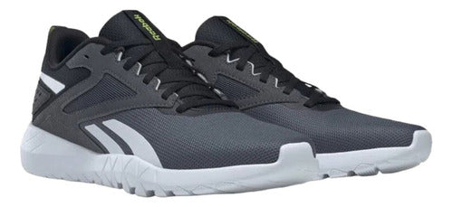 Tenis Reebok Flexagon Energy Tr 4 Caballero Confortables Gris Oscuro Lisa 27 Mx