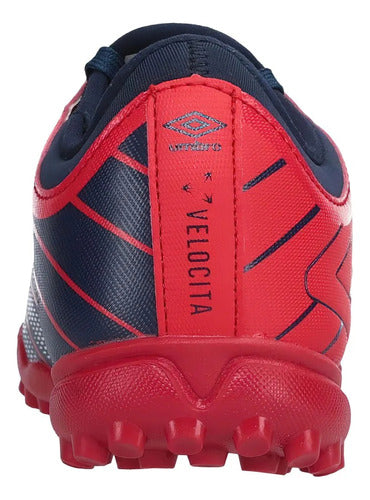 Tacos Umbro Velocita Elixir Club Tf Caballero Fútbol Soccer Rojo 26 Mx