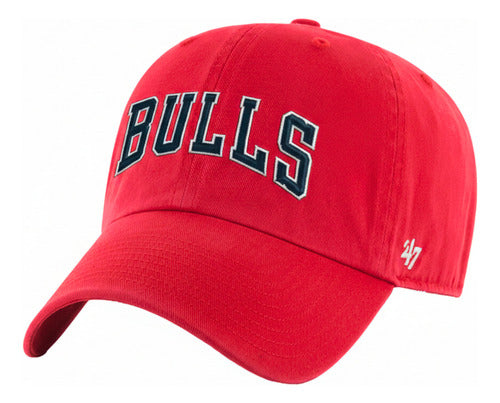 Gorra 47 Brand Ballpark Script Shot Chicago Bulls Clásica Rojo Unitalla Lisa