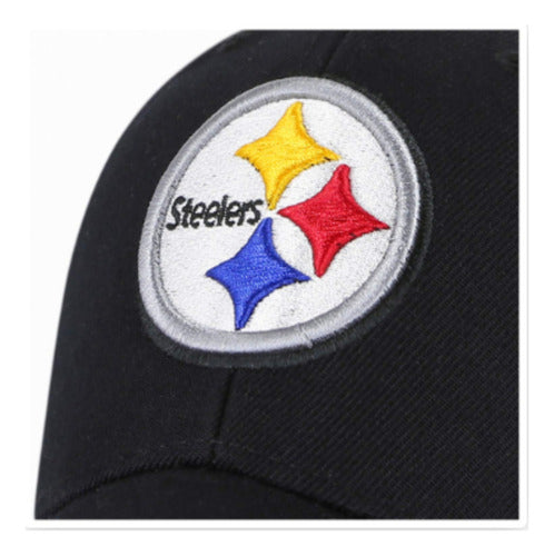 Gorra 47 Brand Pittsburgh Steelers Clásica Ajustable Negro Unitalla Lisa