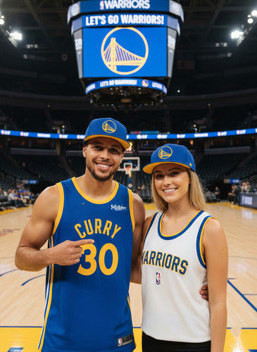Gorra 47 Brand Golden State Warriors 47 Captain Strapback Azul Unitalla Lisa