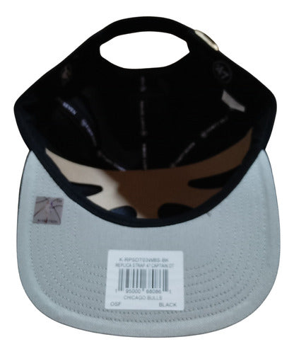 Gorra 47 Brand Chicago Bulls Strapback 47 Captain Dt Negro Unitalla Lisa