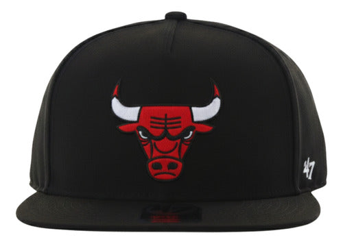 Gorra 47 Brand Chicago Bulls Strapback 47 Captain Dt Negro Unitalla Lisa