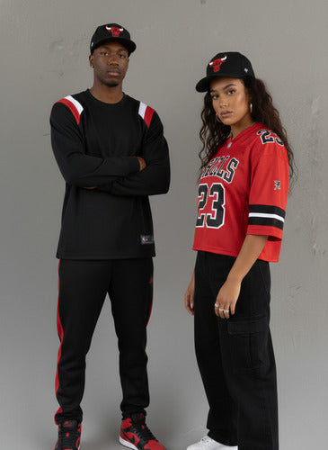 Gorra 47 Brand Chicago Bulls Strapback 47 Captain Dt Negro Unitalla Lisa