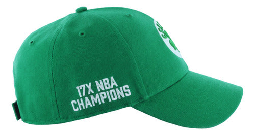 Gorra 47 Brand Boston Celtics Sure Shot 47 Mvp Ajustable Verde Unitalla Lisa