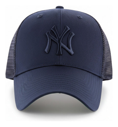Gorra 47 Brand Branson New York Yankees, Estilo Único Azul Marino Unitalla Lisa