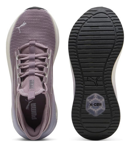 Tenis Puma Xcell Ayro Dama 31187507 Ligereza Y Confort Lavanda Oscuro Lisa 27 Mx