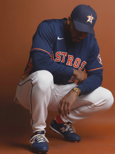 Gorra 47 Brand Cold Zone Houston Astros, Clásica Ajustable Azul Marino Unitalla Lisa