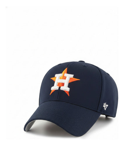 Gorra 47 Brand Cold Zone Houston Astros, Clásica Ajustable Azul Marino Unitalla Lisa
