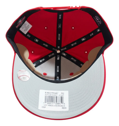 Gorra 47 Brand Los Angeles Angels, Ajustable Clásica Rojo Unitalla Lisa
