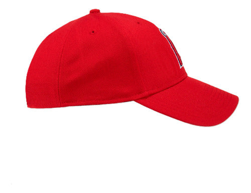 Gorra 47 Brand Los Angeles Angels, Ajustable Clásica Rojo Unitalla Lisa