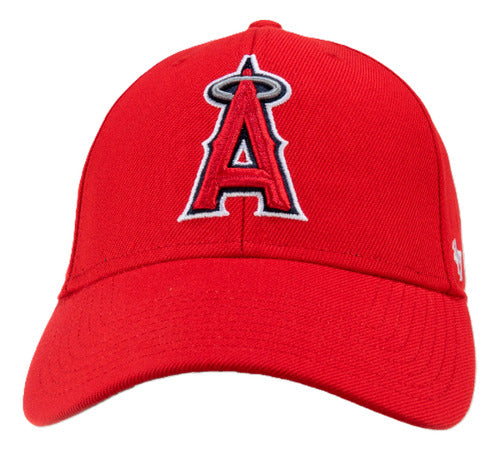 Gorra 47 Brand Los Angeles Angels, Ajustable Clásica Rojo Unitalla Lisa