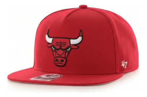 Gorra 47 Brand Chicago Bulls 47 Captain Dt Clásica Rojo Unitalla Lisa