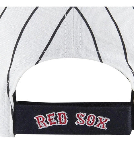 Gorra 47 Brand Pinstrip Boston Red Sox, Tela Suave Multicolor Unitalla Lisa