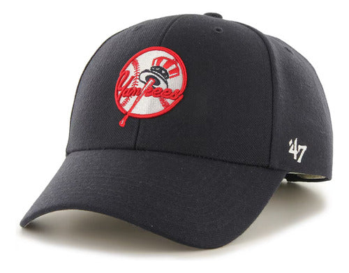 Gorra 47 Brand No Shot New York Yankees, Clásica Moderna Azul Marino Unitalla Lisa