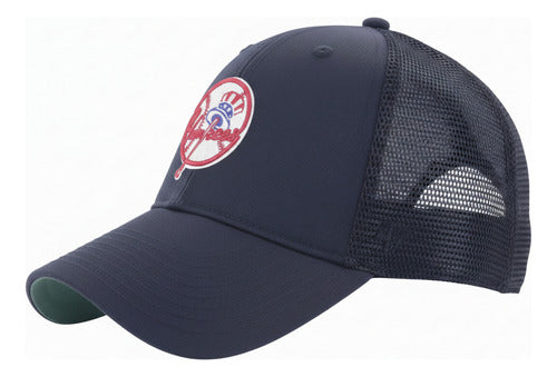Gorra 47 Brand Branson New York Yankees, Cómoda Original Azul Marino Unitalla Lisa