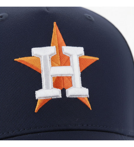 Gorra 47 Brand Houston Astros Branson, Ajustable Clásica Azul Oscuro Unitalla Lisa