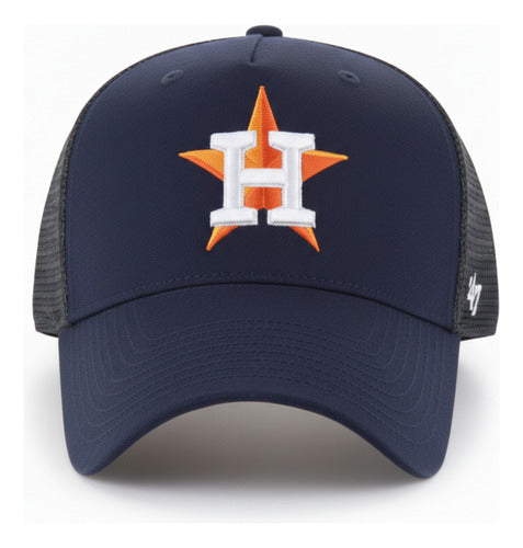 Gorra 47 Brand Houston Astros Branson, Ajustable Clásica Azul Oscuro Unitalla Lisa