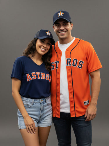 Gorra 47 Brand Houston Astros Branson, Ajustable Clásica Azul Oscuro Unitalla Lisa