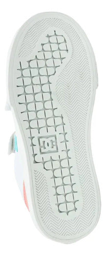 Tenis Dc Shoes Infantil Skate Notch Sn Notch Sn V Mx Casual Blanco Liso 21 Mx