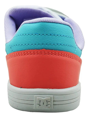 Tenis Dc Shoes Infantil Skate Notch Sn Notch Sn V Mx Casual Blanco Liso 21 Mx