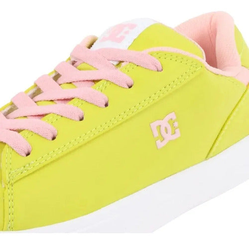 Tenis Skate Dc Shoes Notch Sn Mx Mujer Adjs100128lig Casual Amarillo 23 Mx