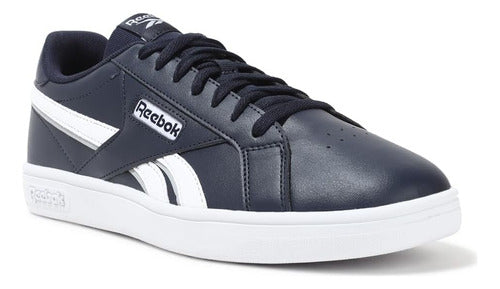 Tenis Reebok Court Retro Unisex 100074391 Moda Actual Azul Oscuro Lisa 26 Mx