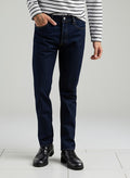 Pantalón Levis® 501 Fit Original Caballero 005010115 Moderno Azul Oscuro Liso 33-30