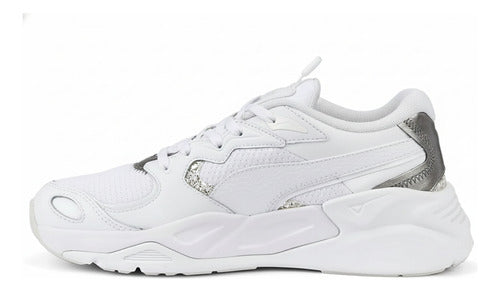 Tenis Puma Trc Mira Sq Dama 38715701 Súper Confortable Blanco Lisa 23.5 Mx