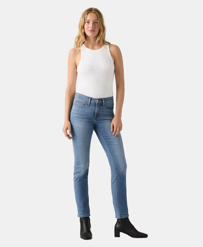 Jeans  Levis® 312 Shaping Slim Dama 196270246 Clásico Azul Medio Liso 27-32