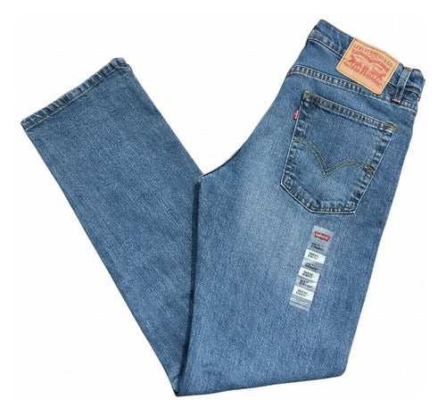 Pantalón Levis® 505 Regular Fit Caballero 005050216 Clásico Azul Marino Liso 32-30