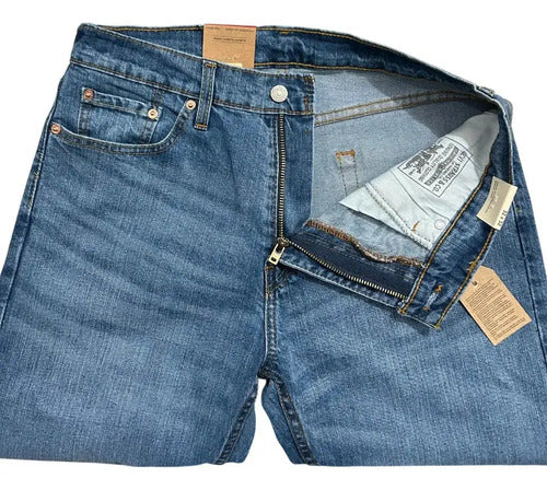Pantalón Levis® 505 Regular Fit Caballero 005050216 Clásico Azul Marino Liso 32-30