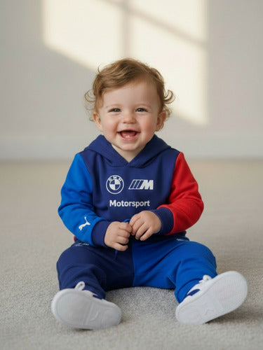 Conjunto Puma Bmw Mms Bebé/niño Ess Jogger Set 62126804 Multicolor 12 M