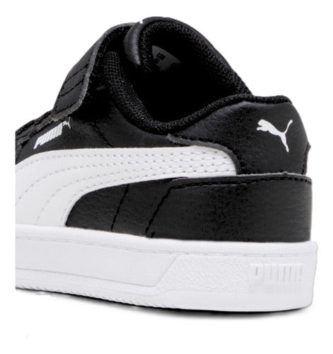 Tenis Puma Caven 2.0 Ac Infantil 39384105 Estilo Casual Negro/blanco Lisa 12 Mx