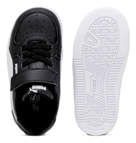 Tenis Puma Caven 2.0 Ac Infantil 39384105 Estilo Casual Negro/blanco Lisa 12 Mx