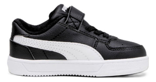 Tenis Puma Caven 2.0 Ac Infantil 39384105 Estilo Casual Negro/blanco Lisa 12 Mx