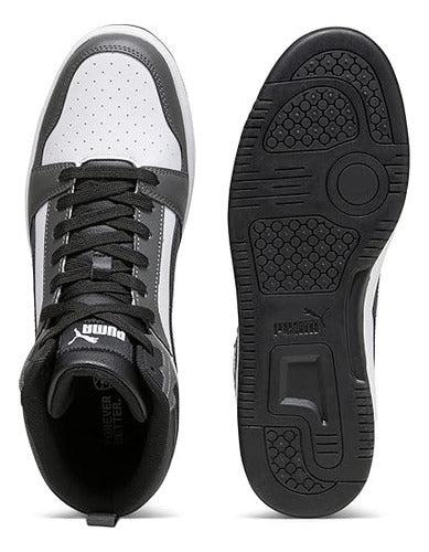 Tenis Tipo Bota Puma Rebound V6 Unisex 39232603 Urbano Multicolor Lisa 27 Mx