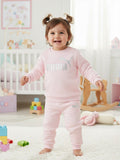 Conjunto Puma Minicats Ess Crew Jogger Bebé/ Niña 67335362 Rosa 12-18 M