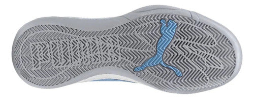 Tenis Puma Court Pro Caballero 31082909 Máxima Comodidad Blanco/azul Cielo Lisa 29 Mx