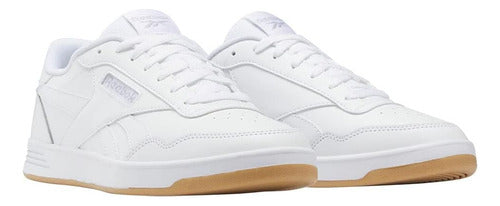 Tenis Reebok Court Advance Unisex 100010616 En Tendencia Blanco Lisa 27 Mx