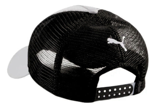 Gorra Puma Mapf1 Trucker Unisex 02482102 Fórmula Uno Gris/negro Unitalla Lisa