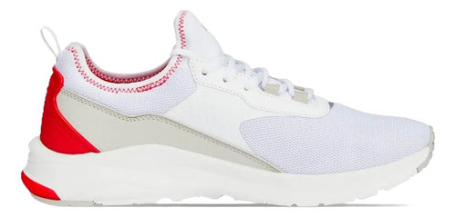 Tenis Puma Ferrari Electron E Pro Caballero 30698208 Orig Blanco Lisa 30 Mx
