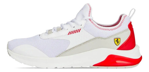 Tenis Puma Ferrari Electron E Pro Caballero 30698208 Orig Blanco Lisa 30 Mx