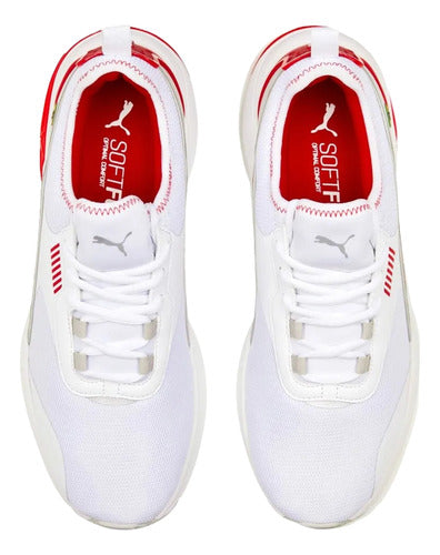 Tenis Puma Ferrari Electron E Pro Caballero 30698208 Orig Blanco Lisa 30 Mx