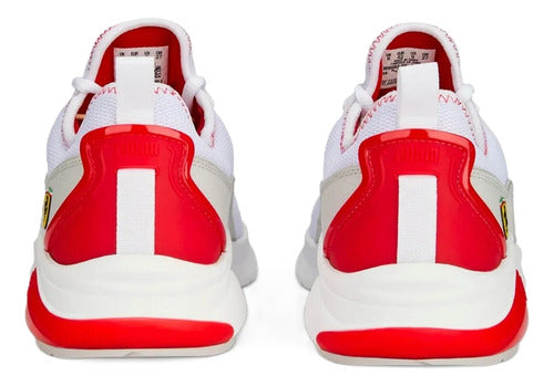 Tenis Puma Ferrari Electron E Pro Caballero 30698208 Orig Blanco Lisa 30 Mx