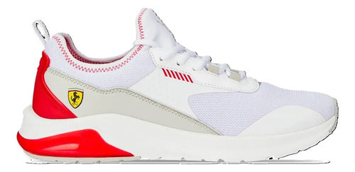 Tenis Puma Ferrari Electron E Pro Caballero 30698208 Orig Blanco Lisa 30 Mx